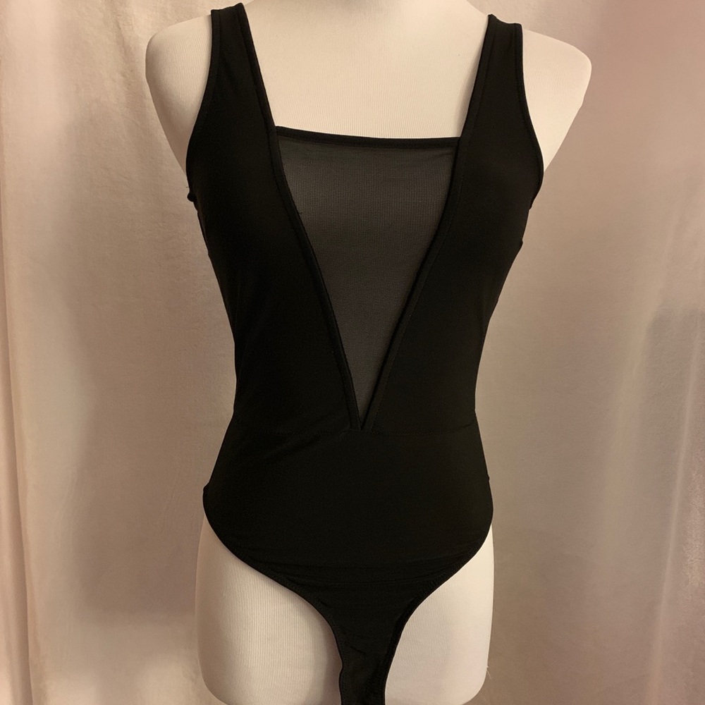 F21 Black Bodysuit
